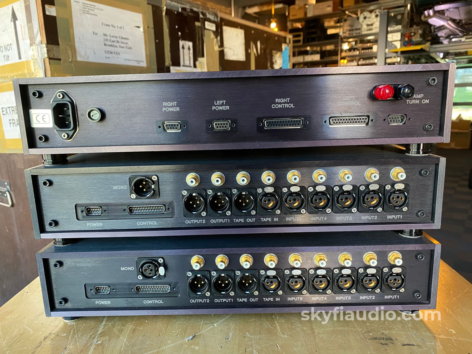 Pass Labs X0.2 Dual Mono Line Stage Preamplifier Three Chassis