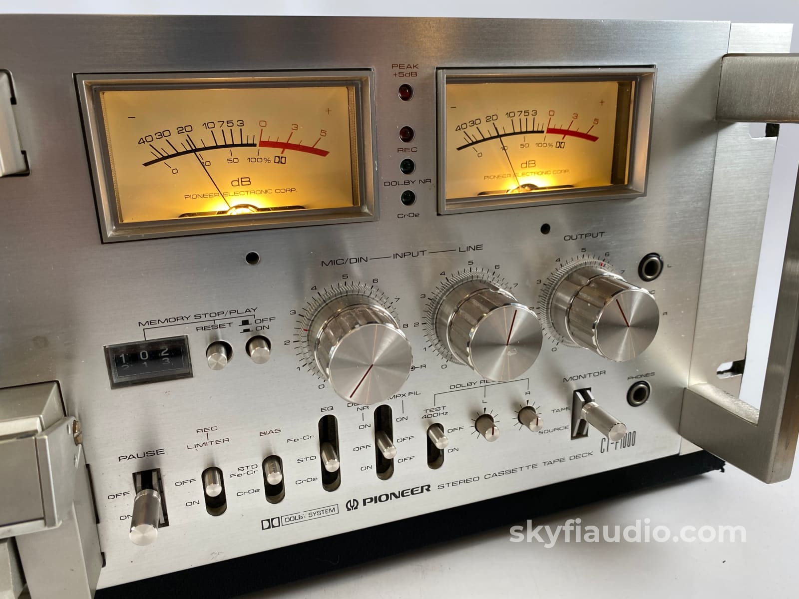 Pioneer Ct-F1000 Vintage Tape Deck With Full Blown Restoration