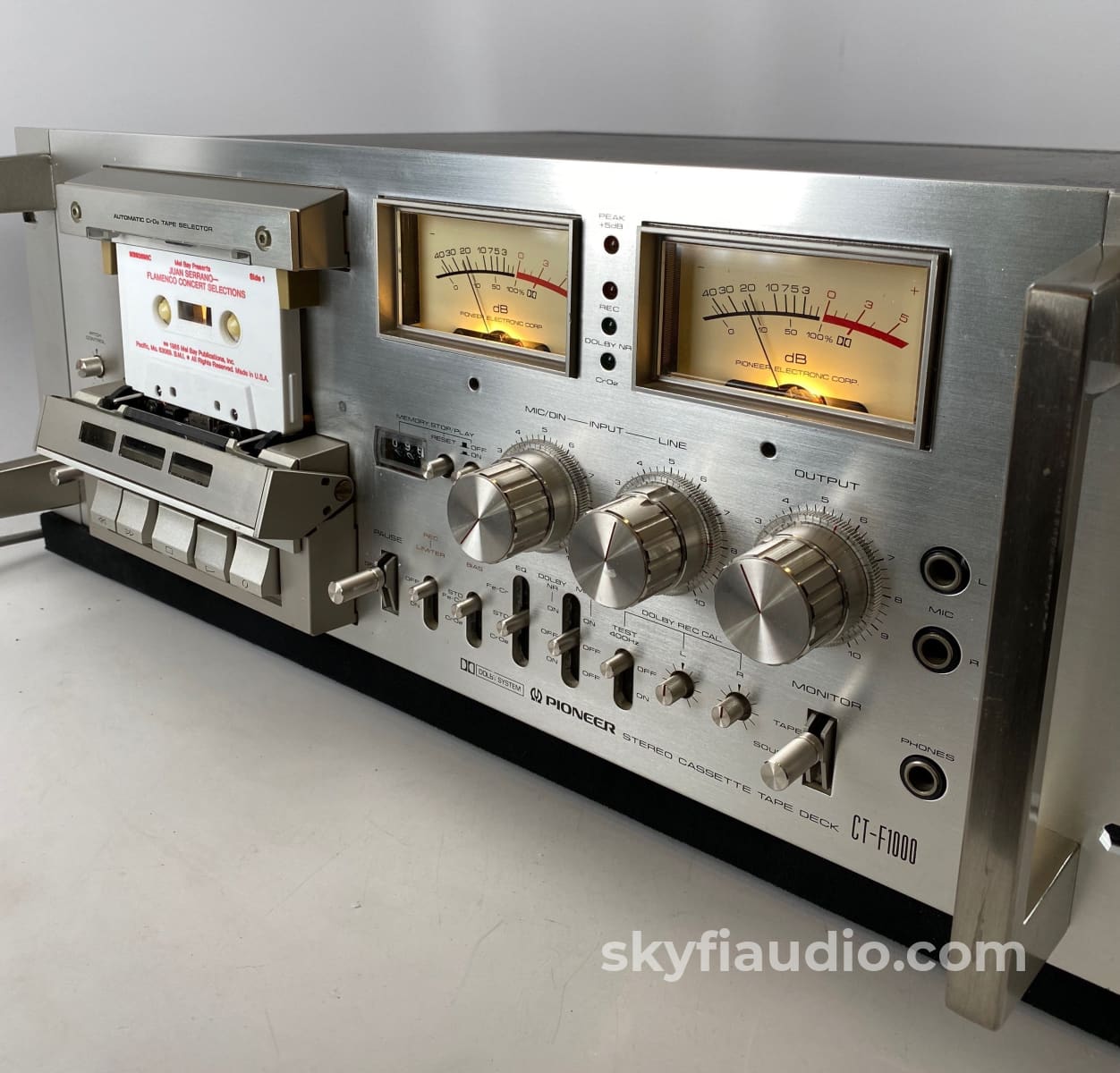 Pioneer Ct-F1000 Vintage Tape Deck With Full Blown Restoration