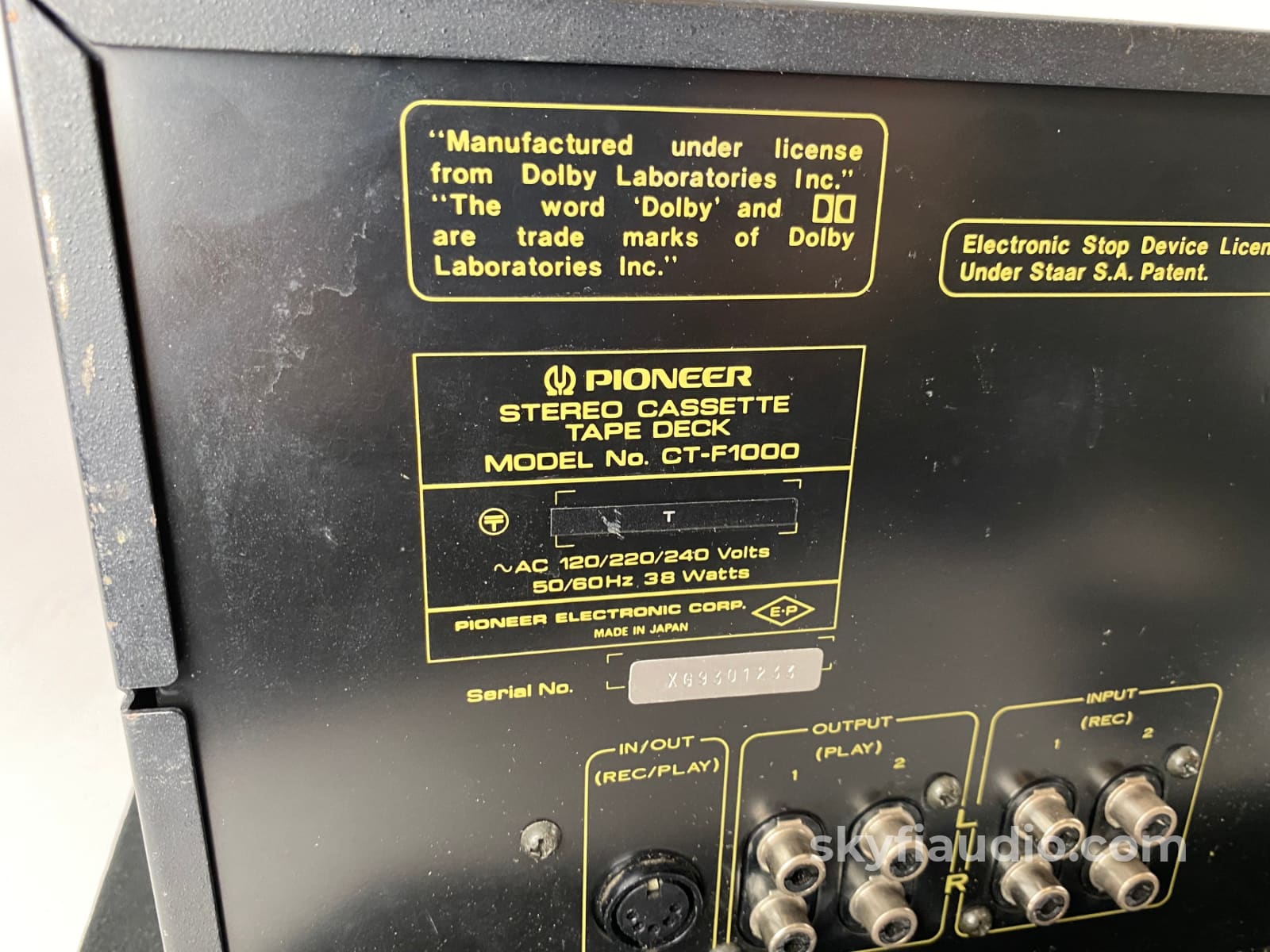 Pioneer Ct-F1000 Vintage Tape Deck With Full Blown Restoration