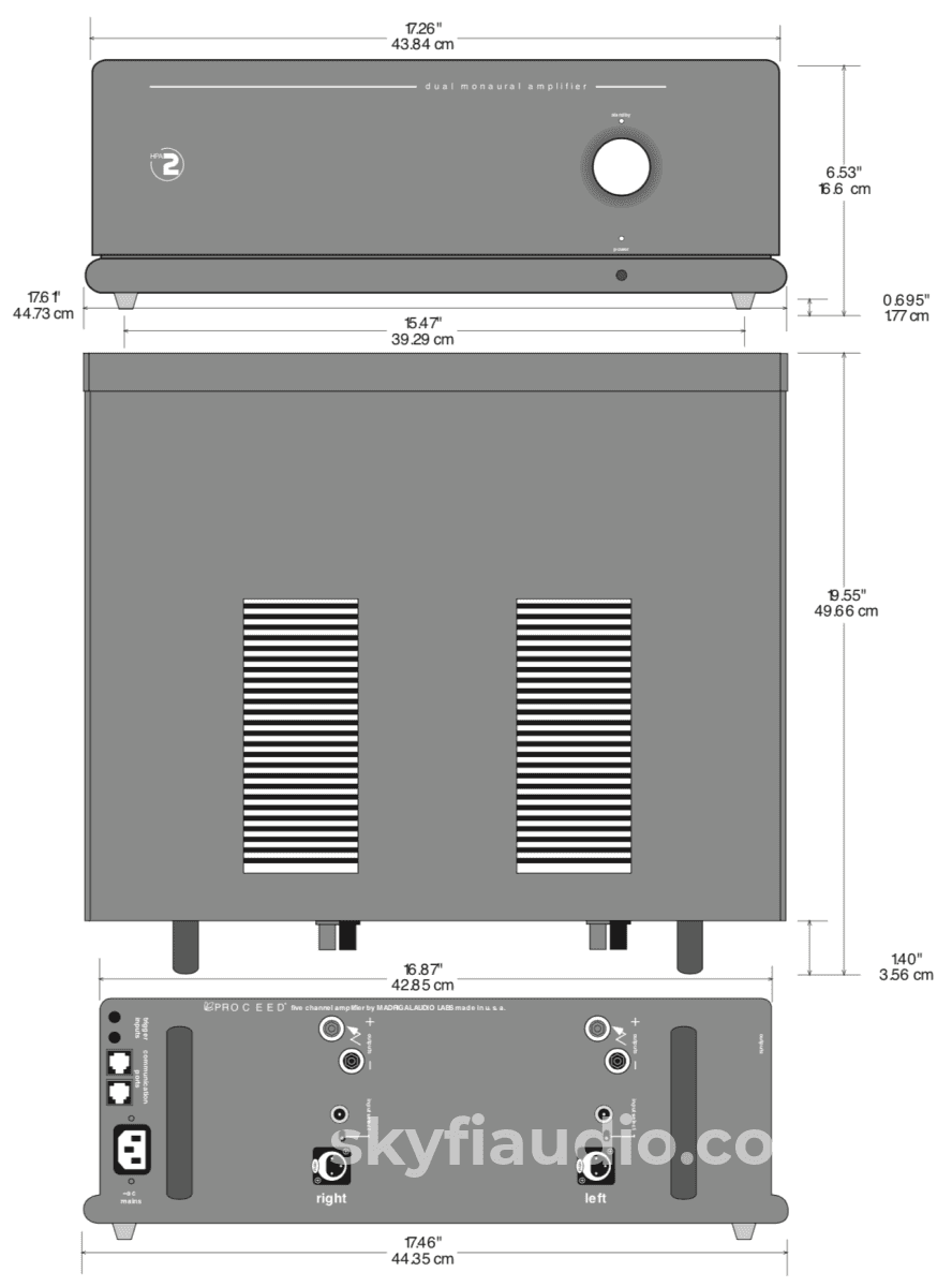 Proceed Hpa2 Amplifier From Mark Levinson - Perfect For Home Theater Or Stereo 250W X 2