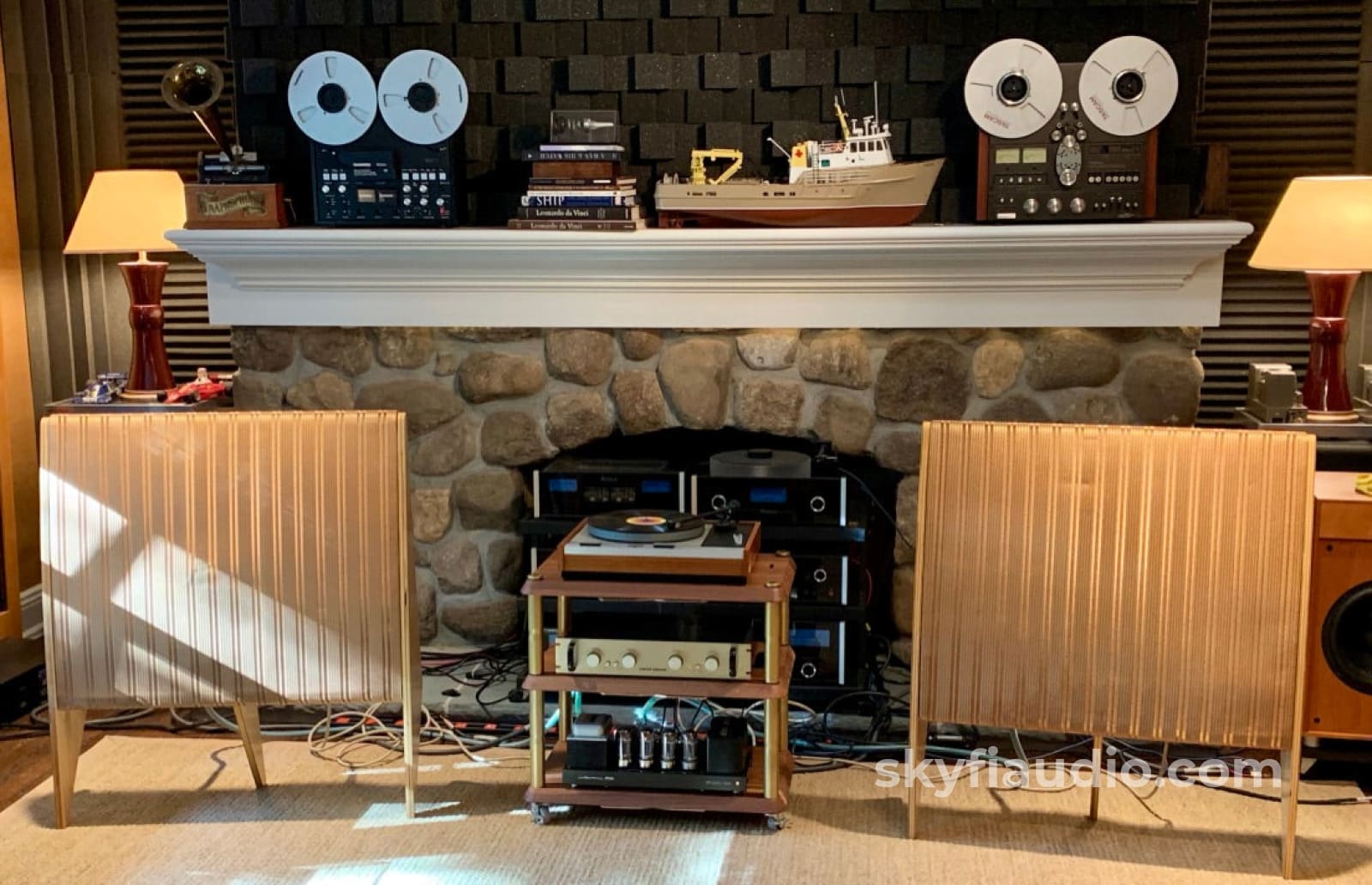 Quad Esl-57 Electrostatic Speakers - Upgraded And Amazing