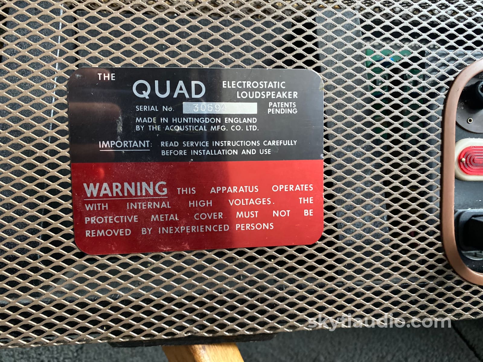 Quad Esl-57 Vintage Electrostatic Speakers - Best Of The 60S New Price