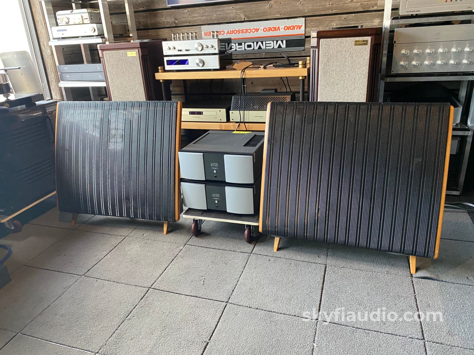 Quad Esl-57 Vintage Electrostatic Speakers - Best Of The 60S New Price