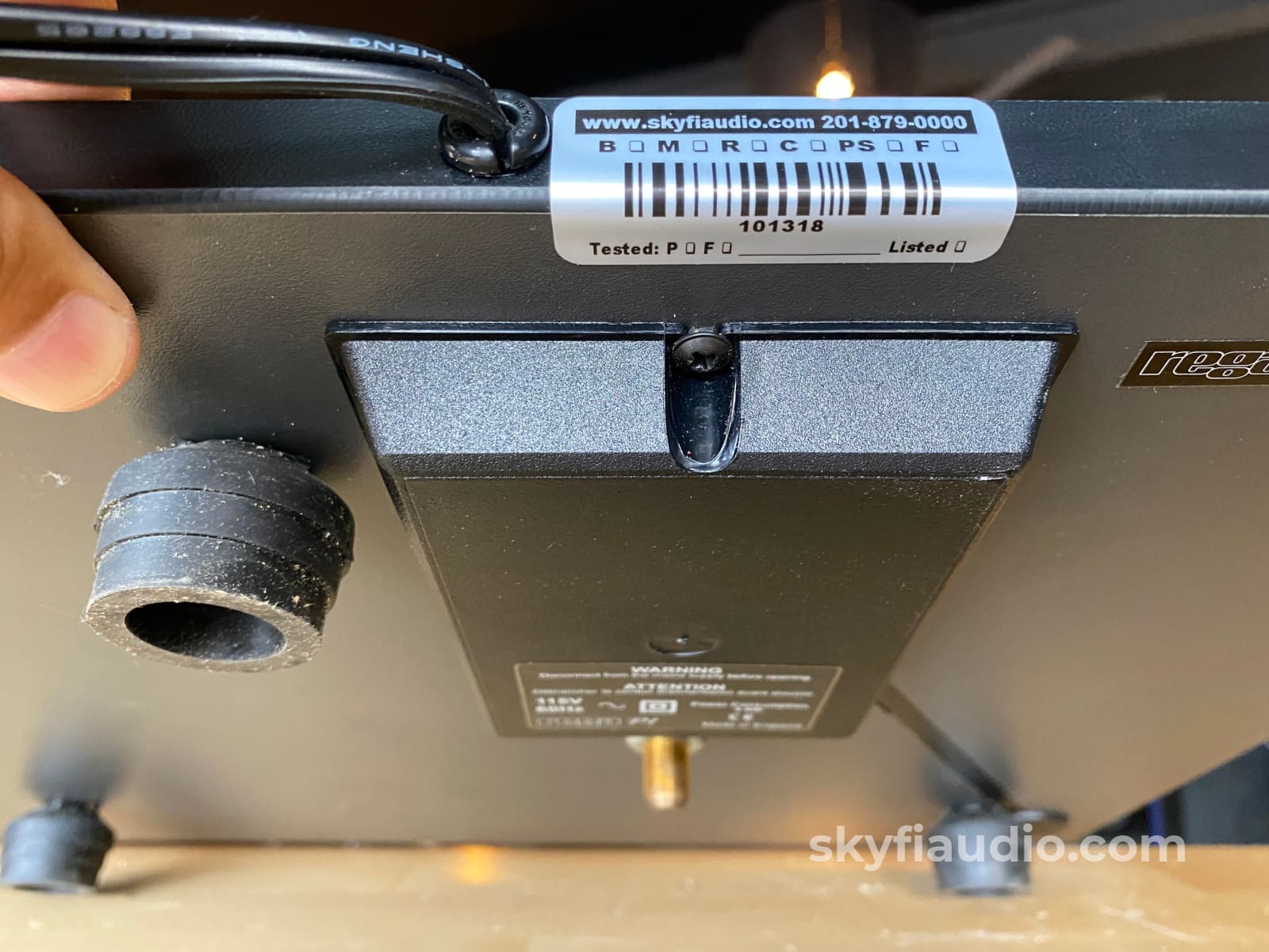 Rega Planar 1 (P1) Turntable Fitted With Ortofon Cartridge