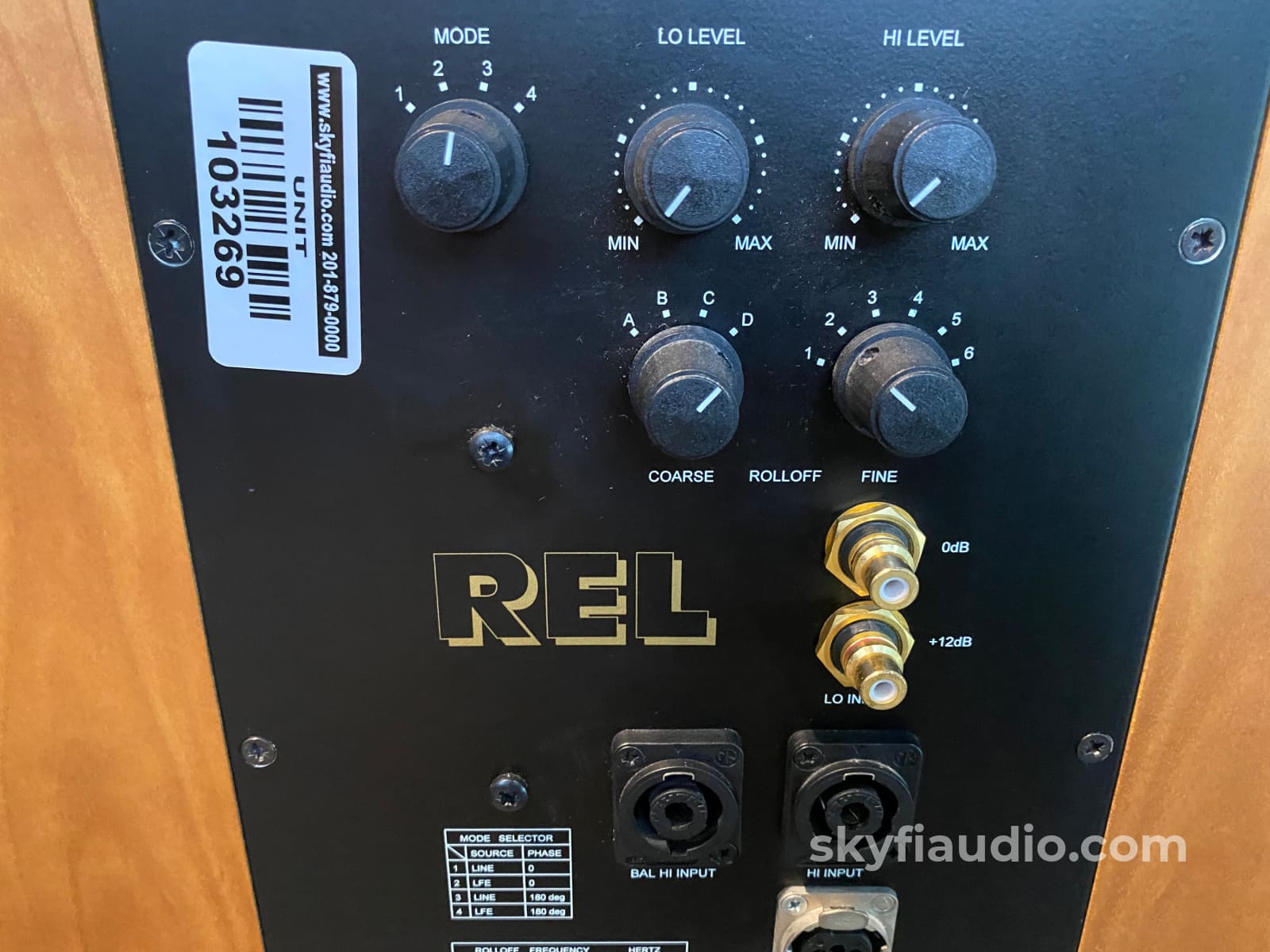 Rel Storm Iii Powered Subwoofer Down-Firing Perfect For Electrostatic Speakers