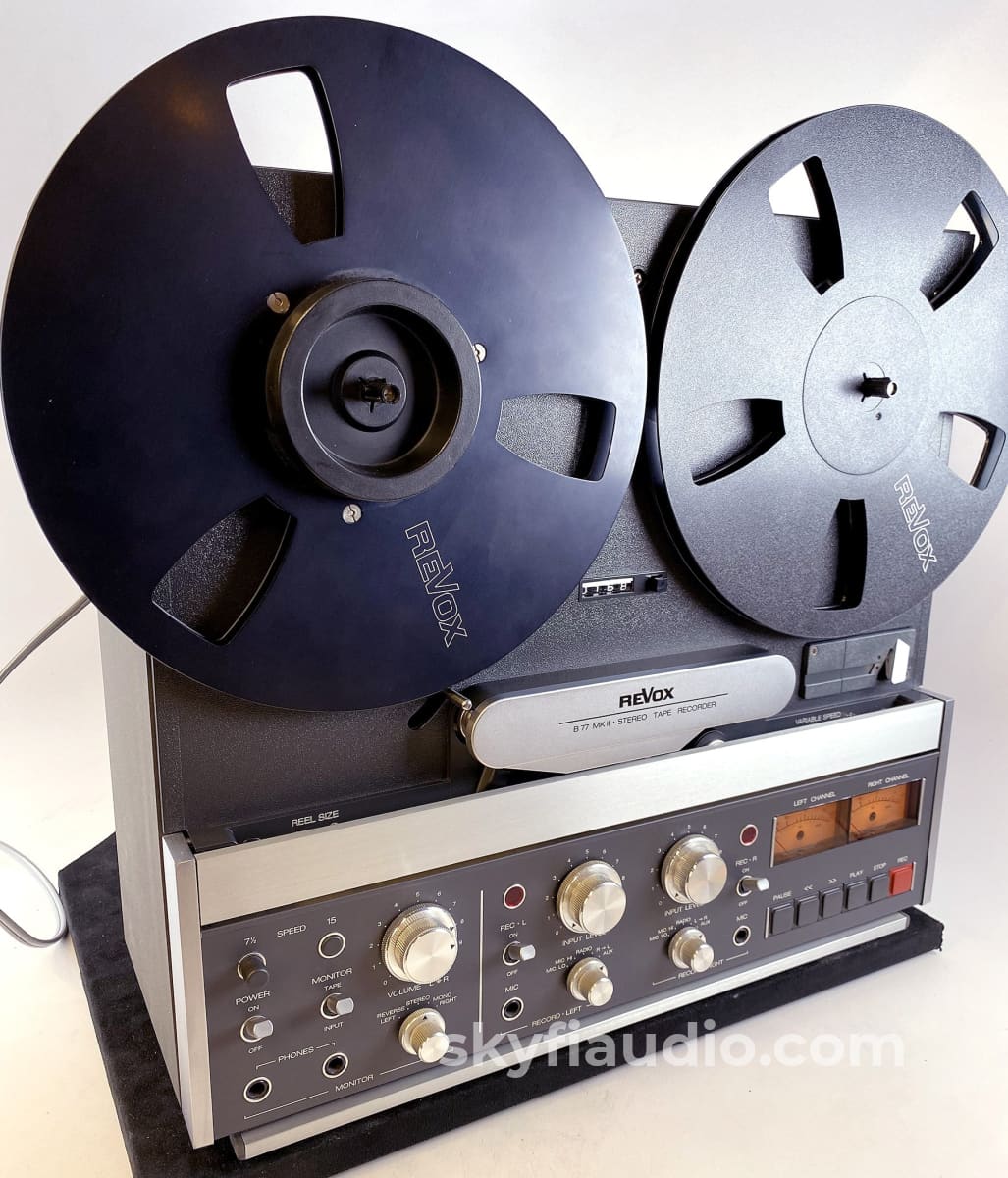 Revox B77 Mkii Reel To Recorder - Complete And Like New Tape Deck