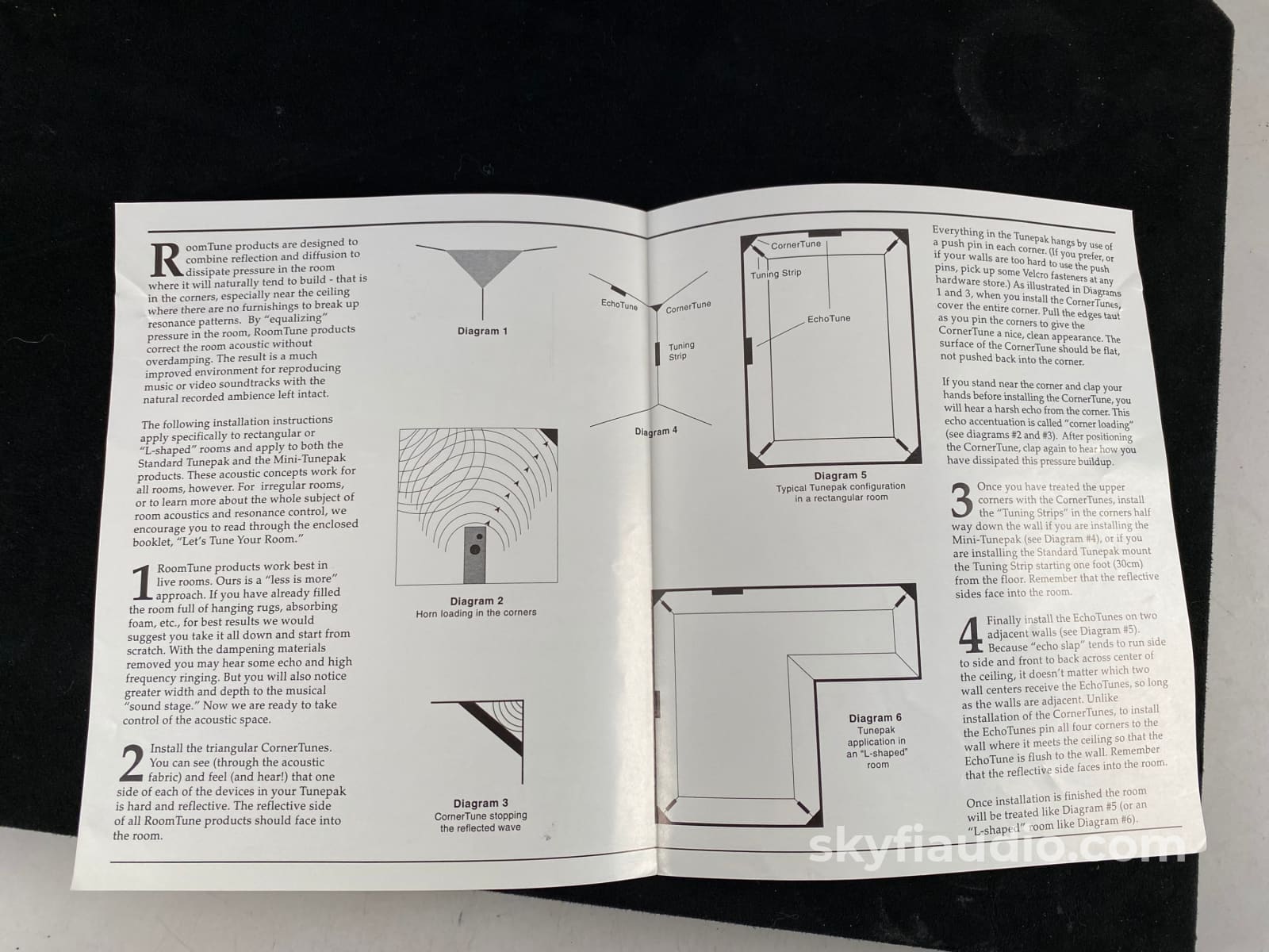 Roomtunes Tunepak - Cornertunes Acoustic Room Treatments Accessory