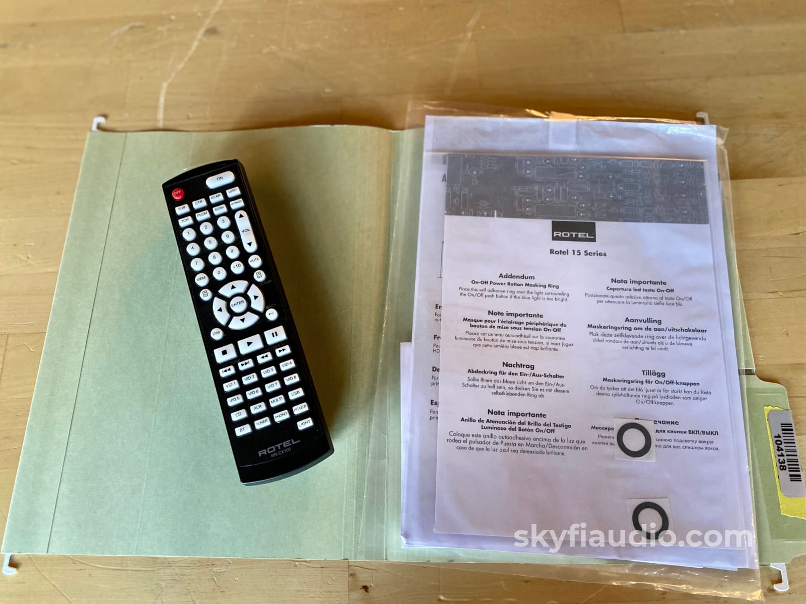 Rotel Rap-1580Mkii Home Theater Processor Amplifier - Complete Dirac Atmos