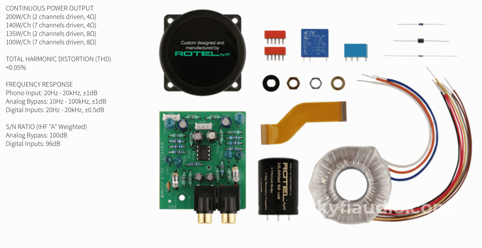 Rotel Rap-1580Mkii Home Theater Processor/Amplifier - Complete Dirac Live Le Atmos Processor