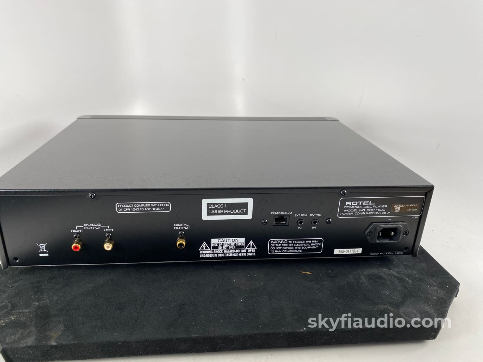Rotel Rcd-1520 Cd Player Superb Wolfson Dac + Digital