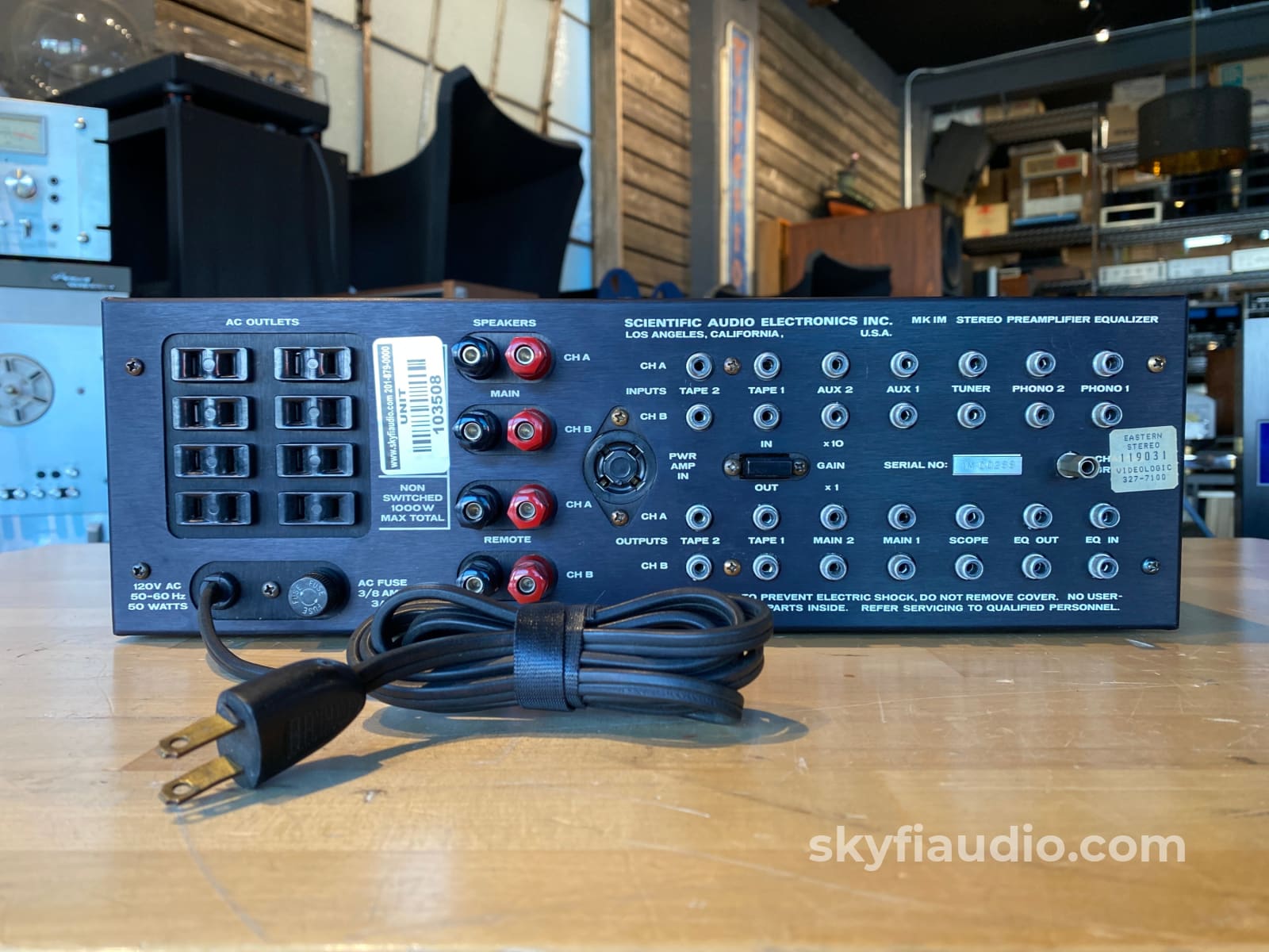 Sae 4 Piece Vintage System In Wood Cabinets - Wow!