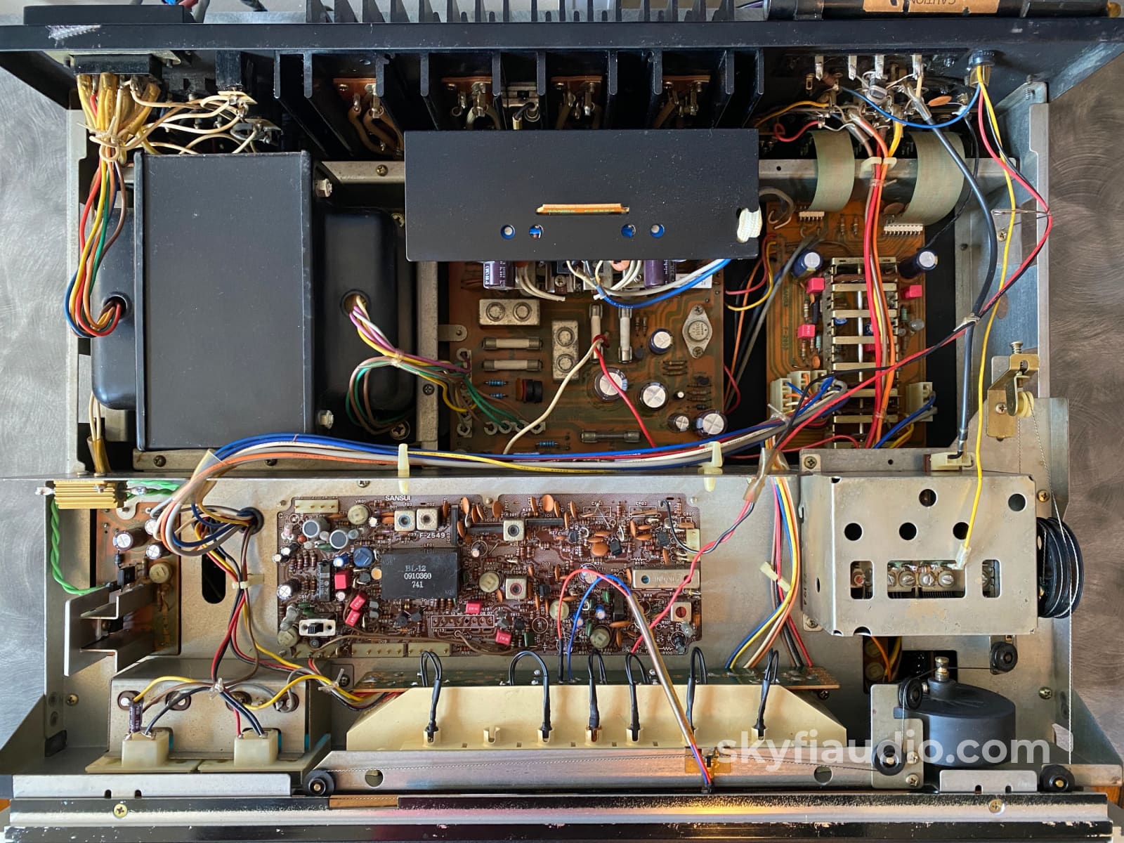 Sansui 9090Db Receiver - Fully Restored With New Walnut Veneer Integrated Amplifier