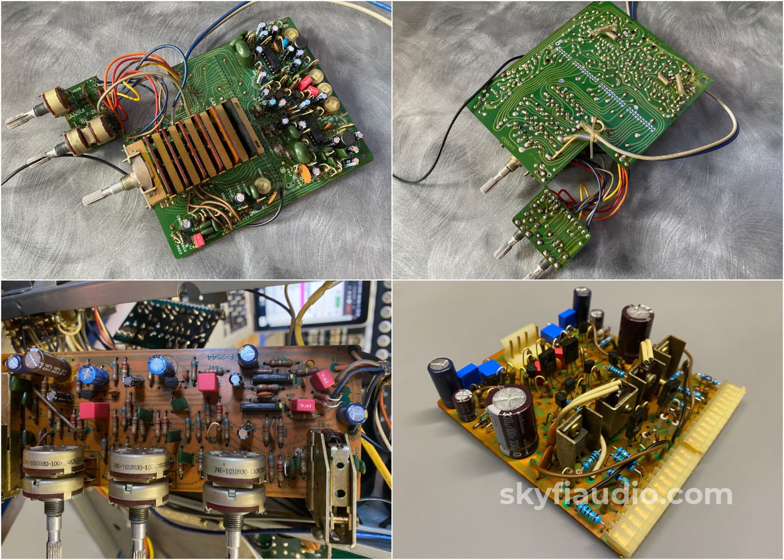 Sansui 9090Db Receiver - Fully Restored With New Walnut Veneer Integrated Amplifier