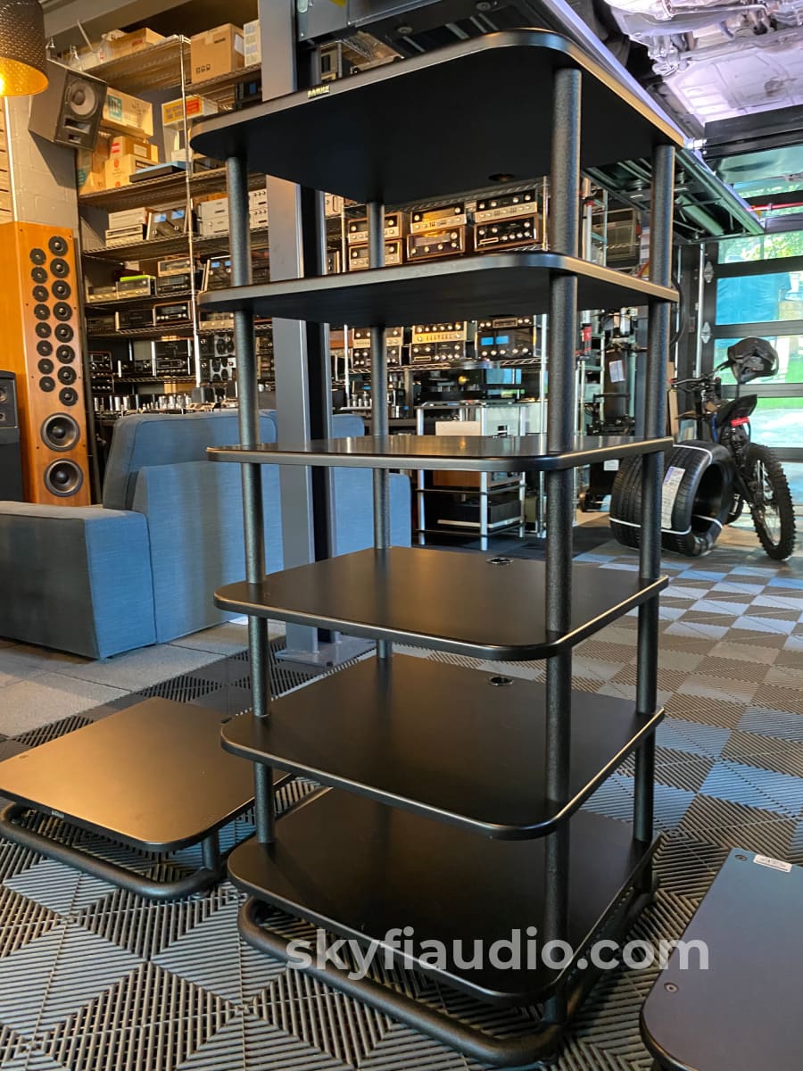 Sanus Euro Audio Furniture System 6 Shelves With 2 Amplifier Stands Accessory