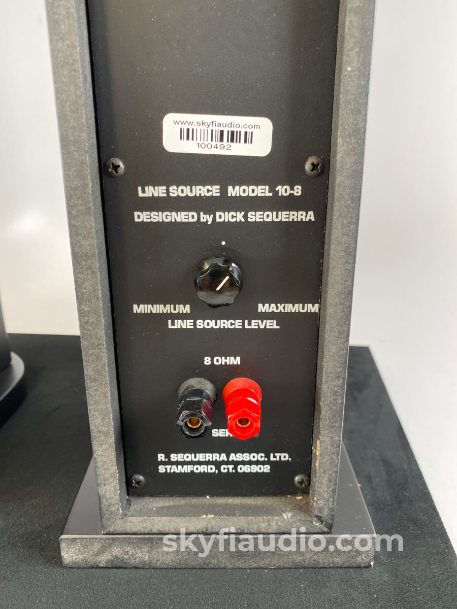 Sequerra Line Source Model 10-8 Speakers - Super Rare