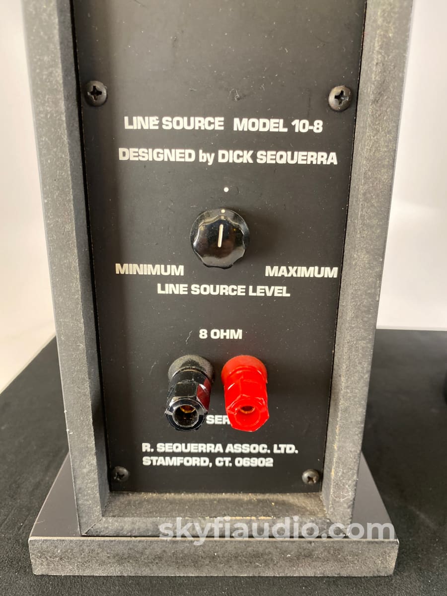 Sequerra Line Source Model 10-8 Speakers - Super Rare