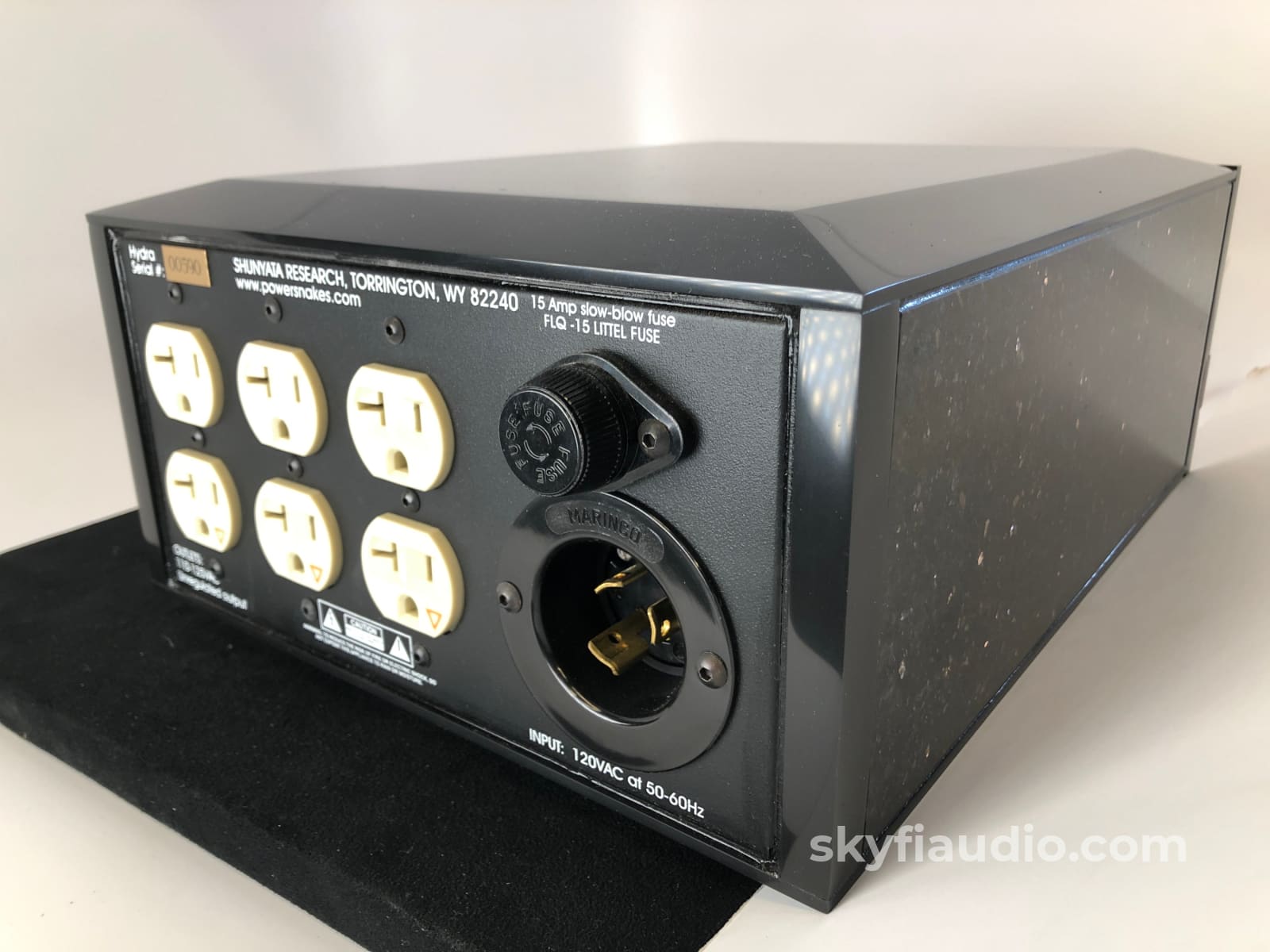 Shunyata Hydra Power Conditioner - The Original Solid Wood And Marble Version!