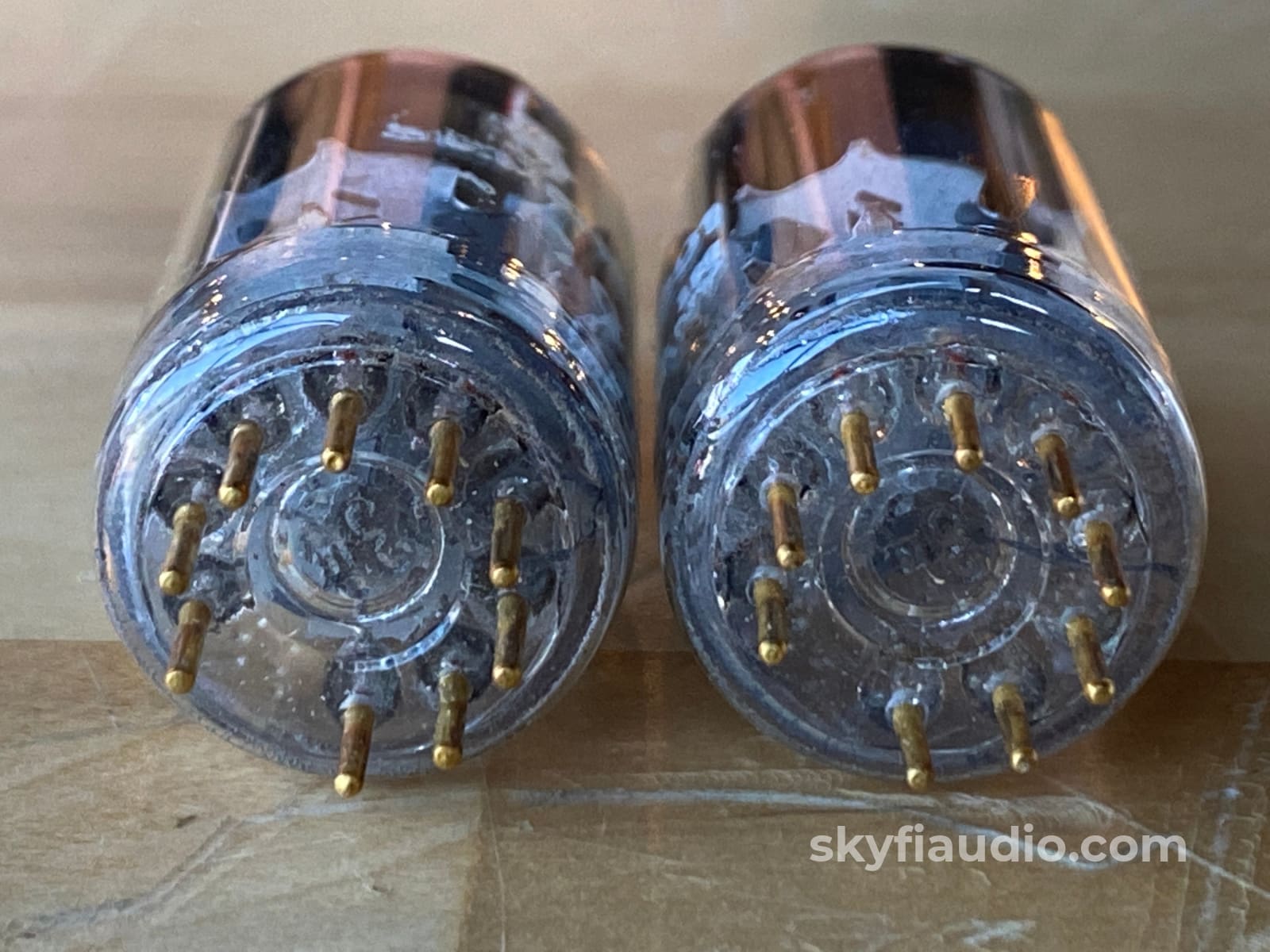 Siemens Cca *Sm* (6922) Germany - Gold Pin Box Plate Tubes Matched Pair Accessory