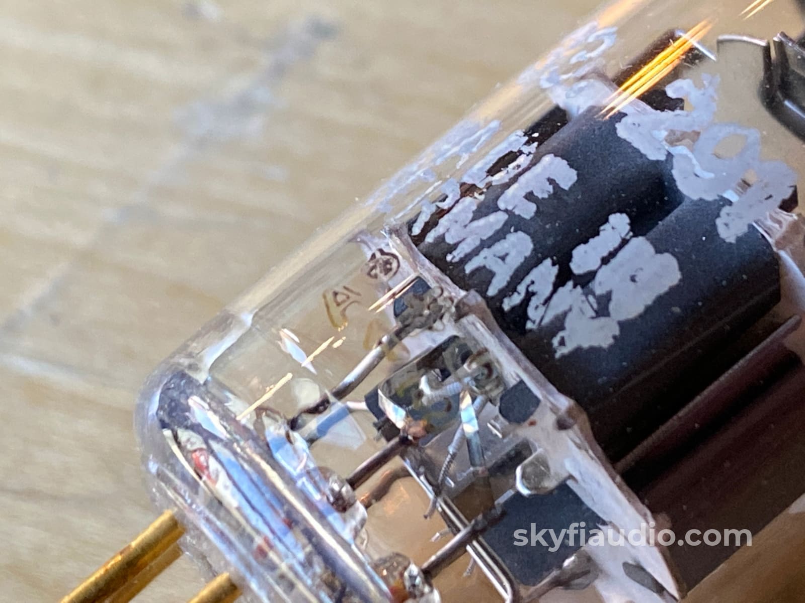 Siemens Cca *Sm* (6922) Germany - Gold Pin Box Plate Tubes Matched Pair Accessory