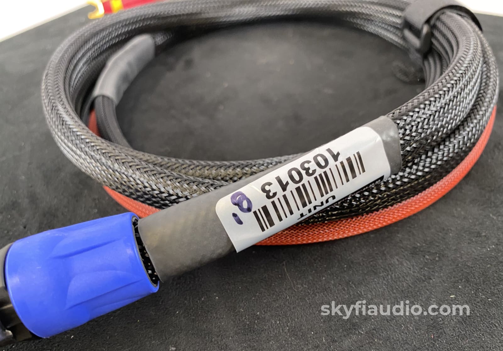 Signal Cable - Custom Rel Subwoofer With Speakon Connector To Spades 8 Feet Cables