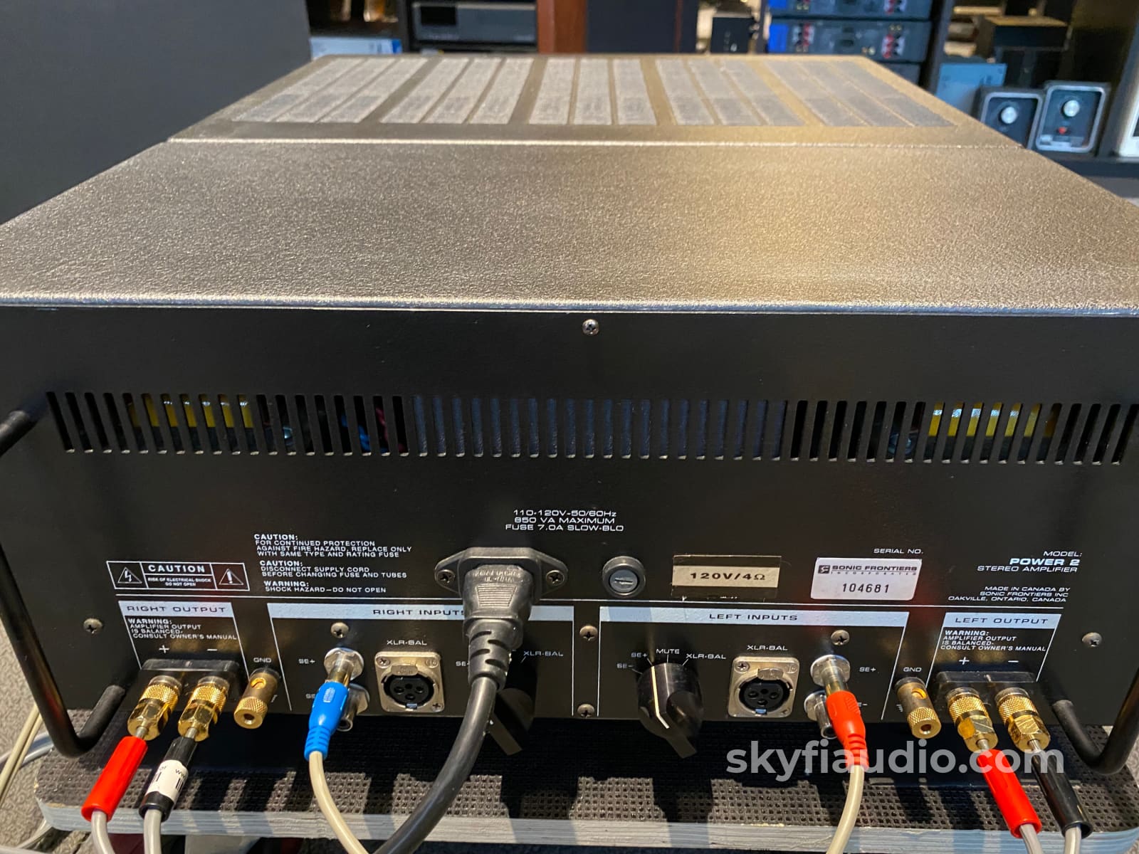 Sonic Frontiers Model Power 2 All Tube Amplifier Amazing Musicality