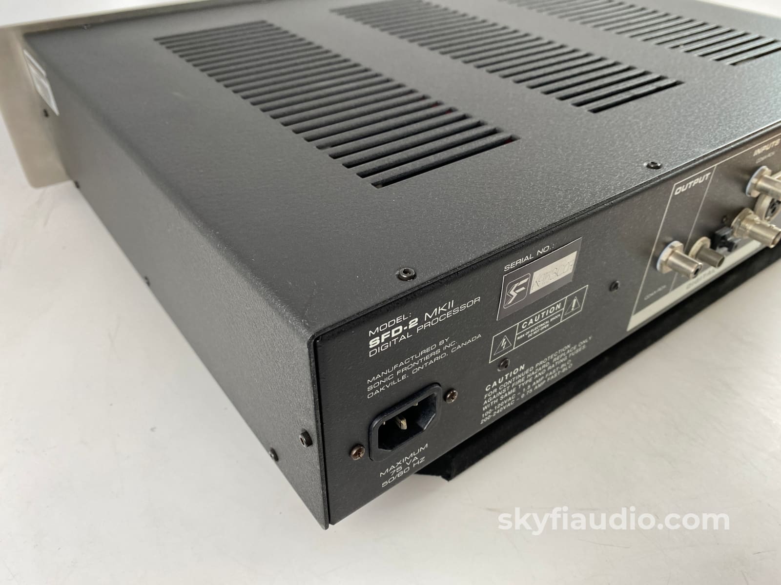 Sonic Frontiers Sfd-2 Mkii - Vintage Tube Dac With Hdcd Skyfi Serviced Cd + Digital