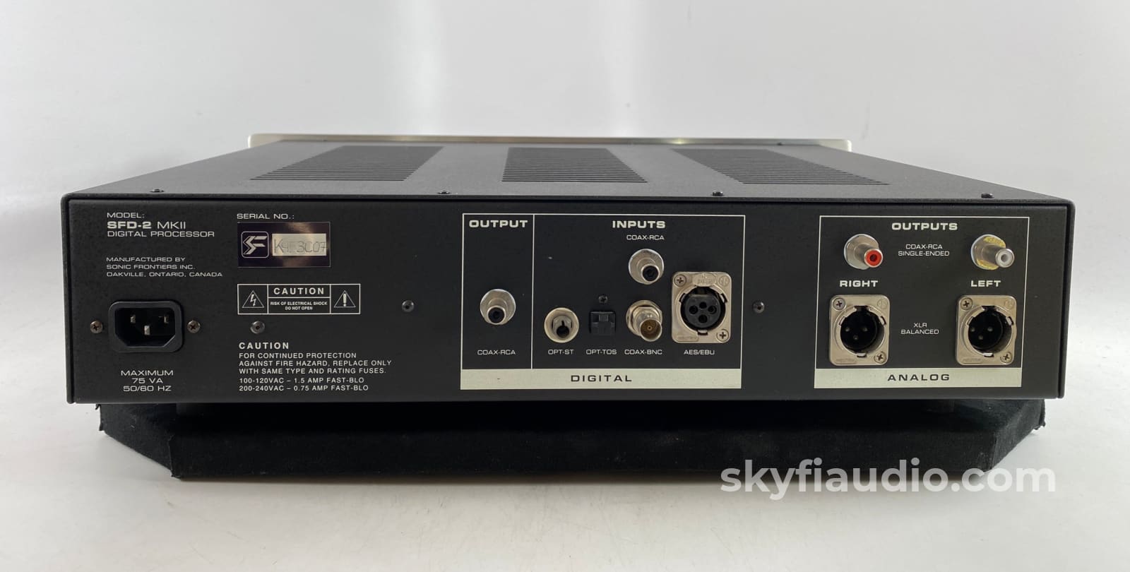 Sonic Frontiers Sfd-2 Mkii - Vintage Tube Dac With Hdcd Skyfi Serviced Cd + Digital