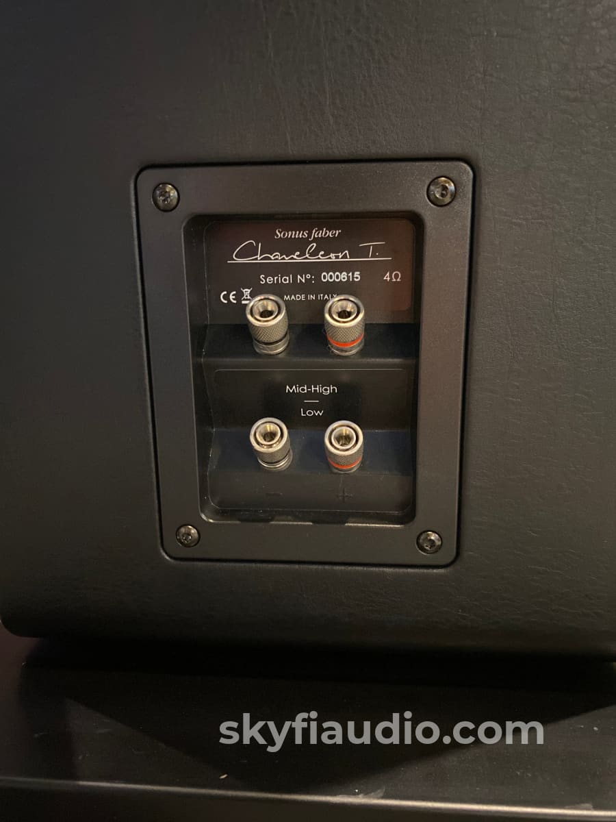 Sonus Faber Chameleon T - Floorstanding Speakers In White/Black