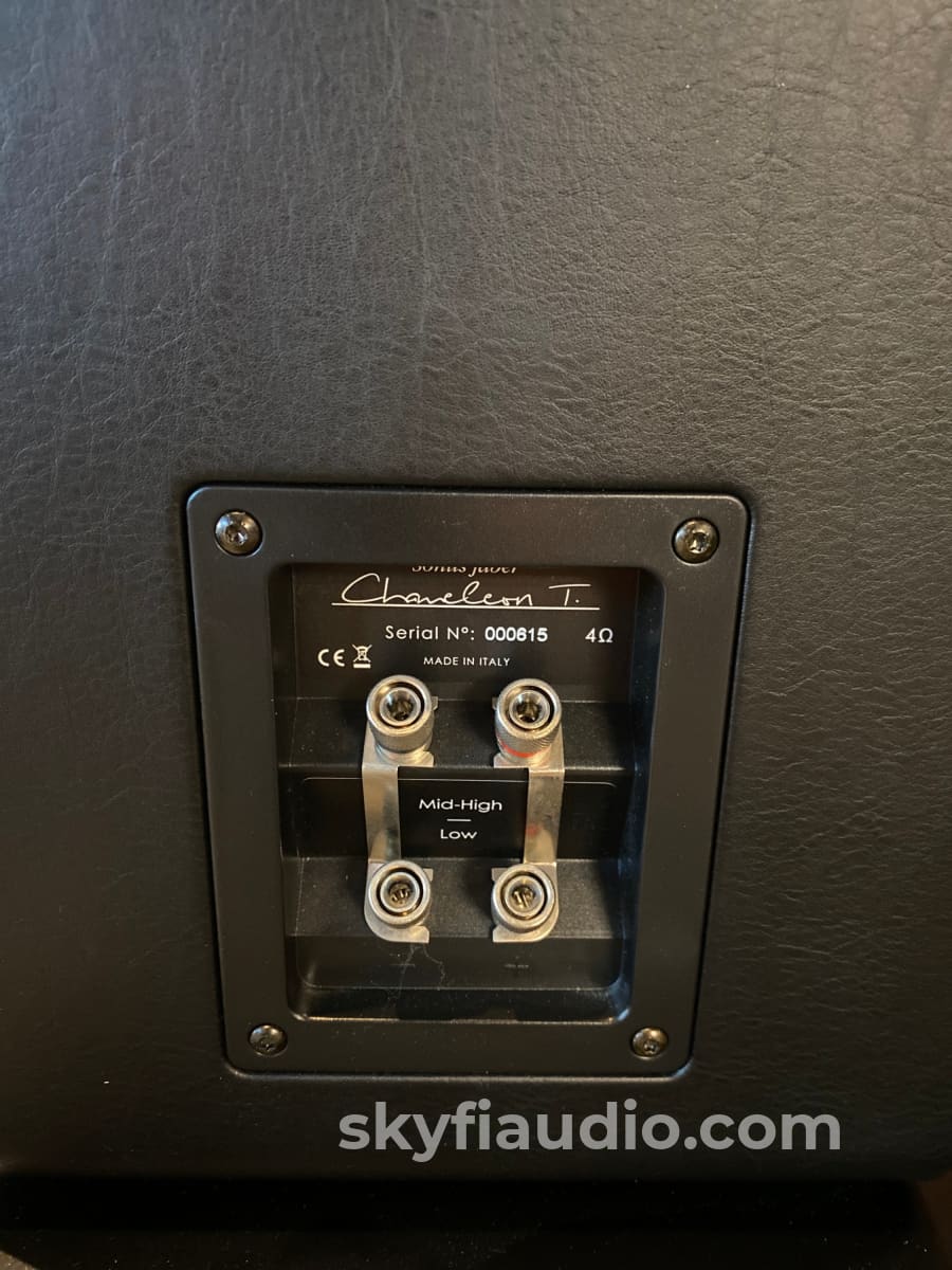 Sonus Faber Chameleon T - Floorstanding Speakers In White/Black