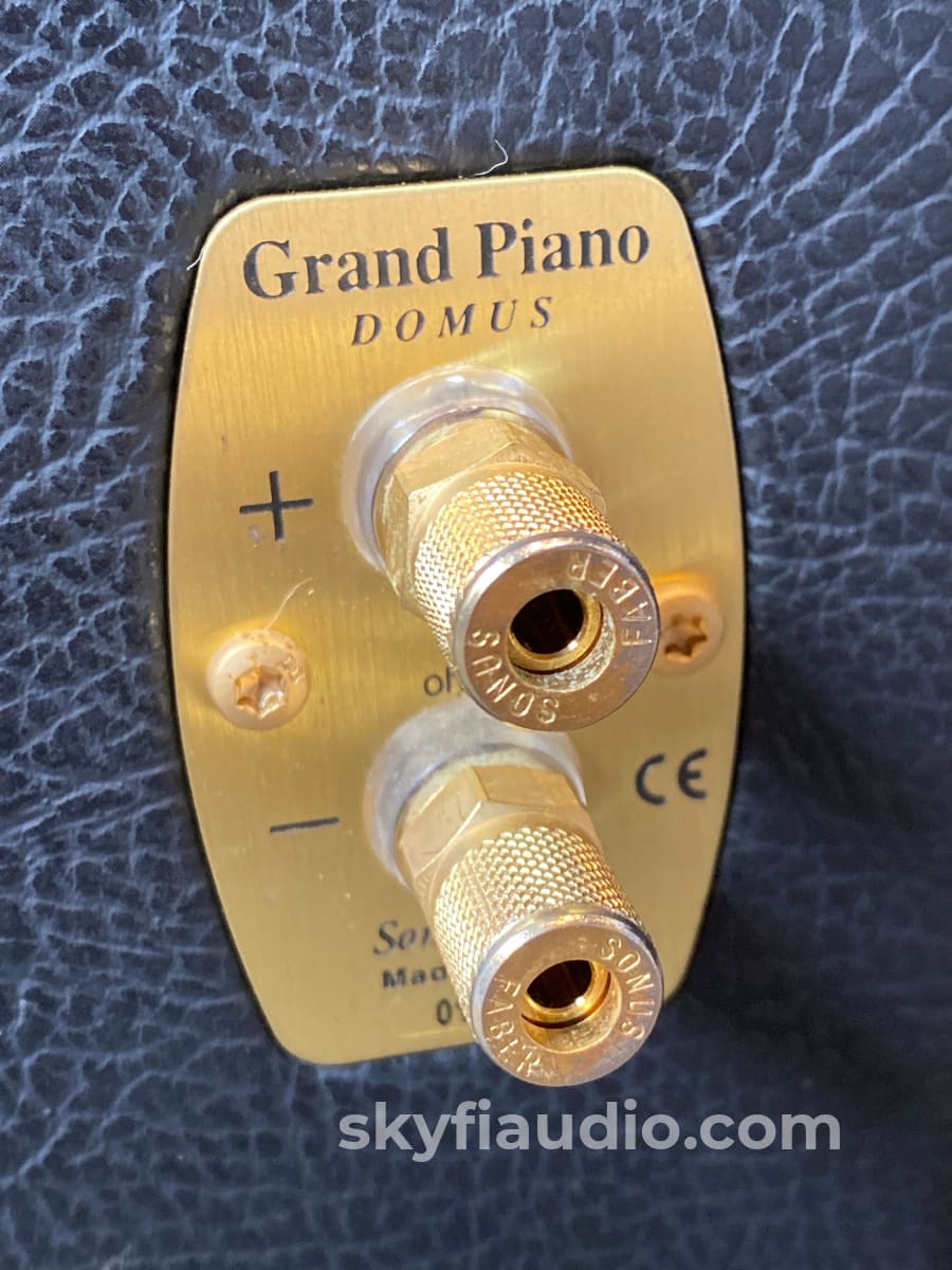 Sonus Faber Grand Piano Domus Speakers - Gorgeous And Made In Italy