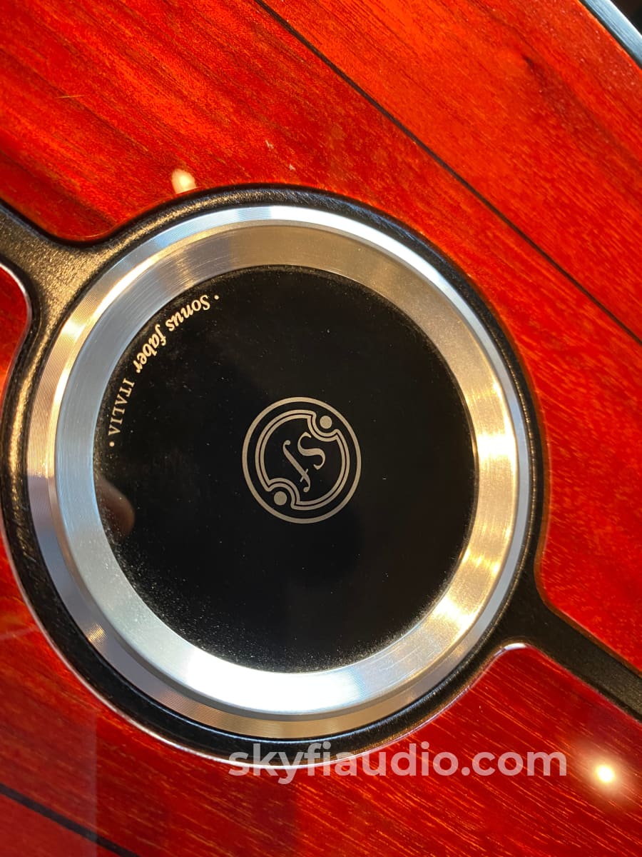 Sonus Faber Guarneri Tradition Speakers On Carbon Fiber Stands - In Store Purchase Only