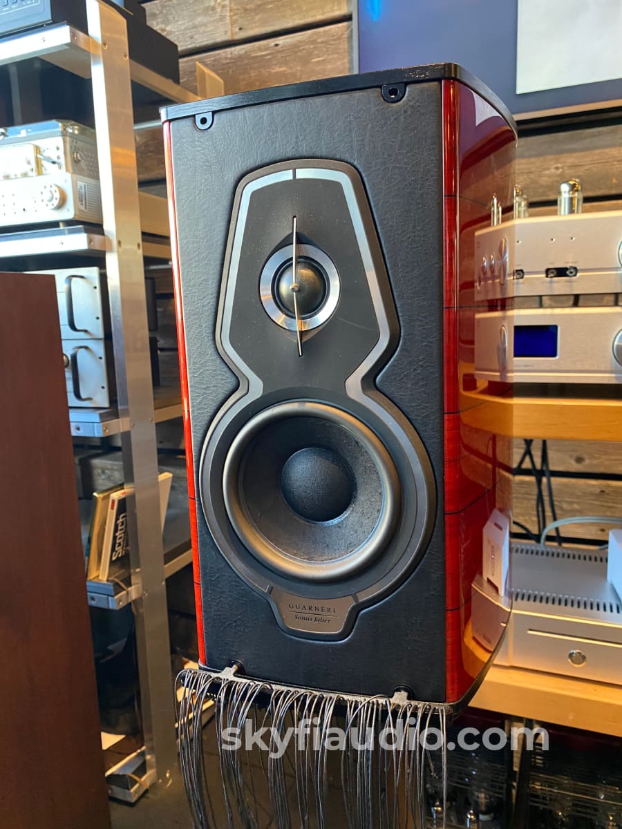 Sonus Faber Guarneri Tradition Speakers On Carbon Fiber Stands - In Store Purchase Only