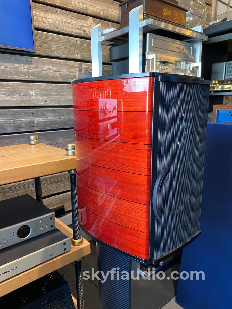 Sonus Faber Guarneri Tradition Speakers On Carbon Fiber Stands - In Store Purchase Only