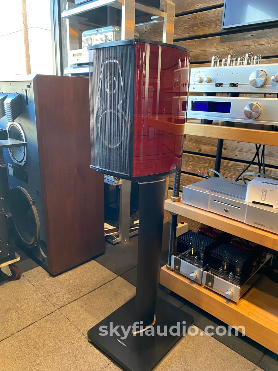 Sonus Faber Guarneri Tradition Speakers On Carbon Fiber Stands - In Store Purchase Only