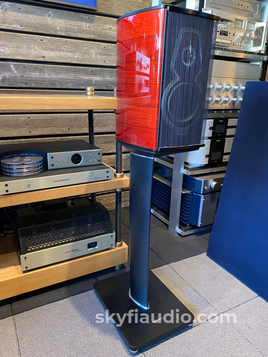Sonus Faber Guarneri Tradition Speakers On Carbon Fiber Stands - In Store Purchase Only
