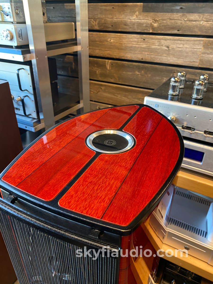 Sonus Faber Guarneri Tradition Speakers On Carbon Fiber Stands - In Store Purchase Only