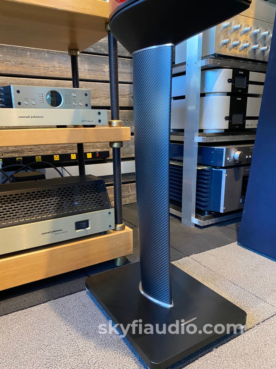 Sonus Faber Guarneri Tradition Speakers On Carbon Fiber Stands - In Store Purchase Only