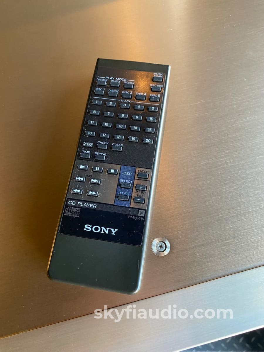 Sony Cdp-X707Es 20-Bit Vintage And Rare Cd Player - See Video + Digital