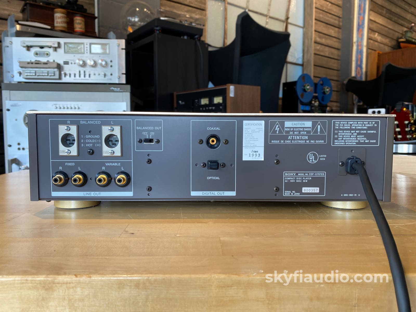 Sony Cdp-X707Es 20-Bit Vintage And Rare Cd Player - See Video + Digital