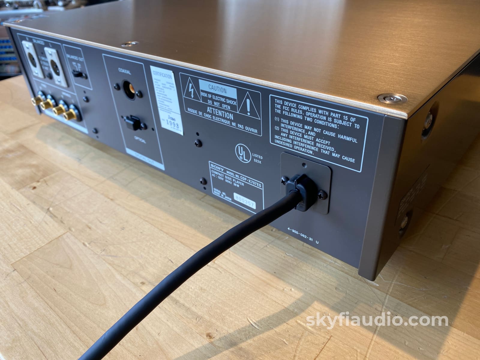 Sony Cdp-X707Es 20-Bit Vintage And Rare Cd Player - See Video + Digital