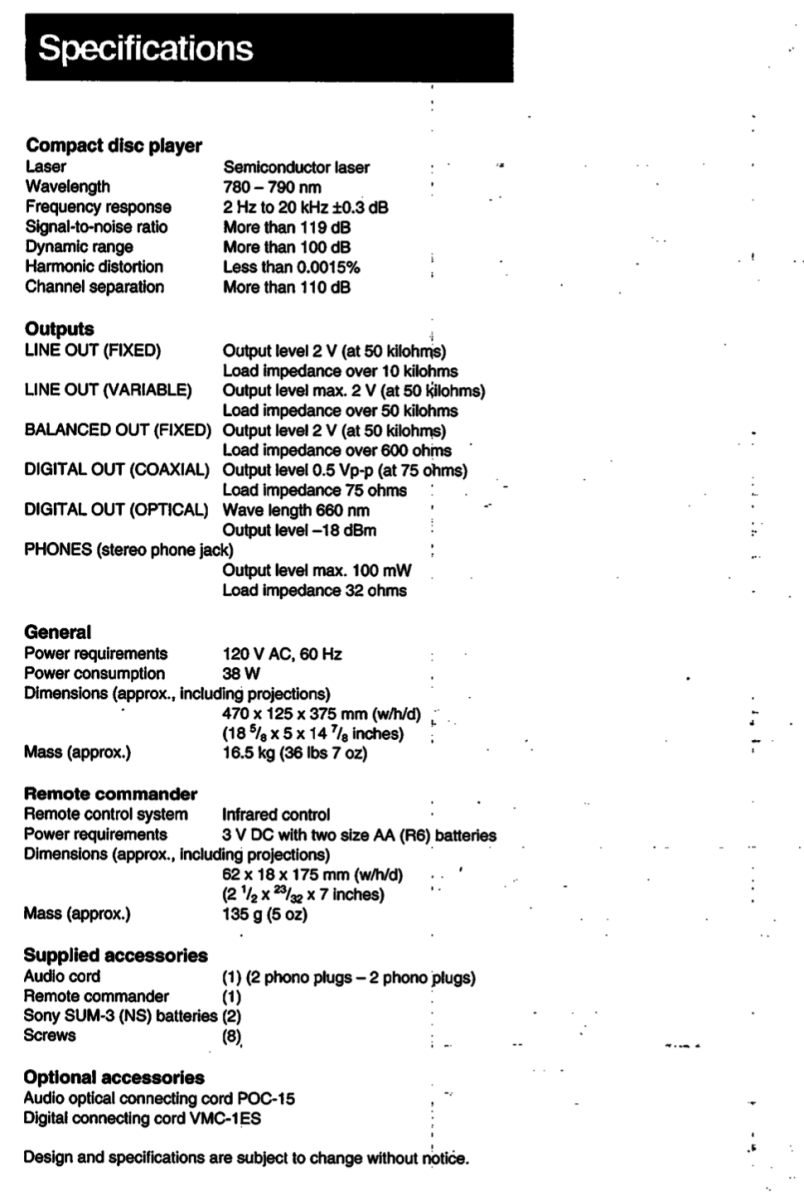 Sony Cdp-X707Es 20-Bit Vintage And Rare Cd Player - See Video + Digital