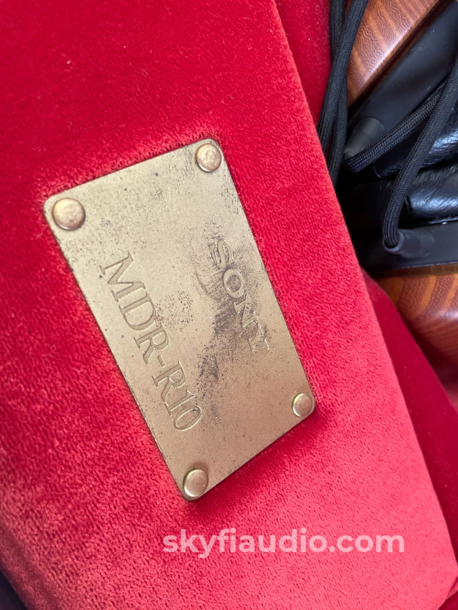 Sony Mdr-R10 Flagship Headphones - Super Rare And Collectible Worlds Best