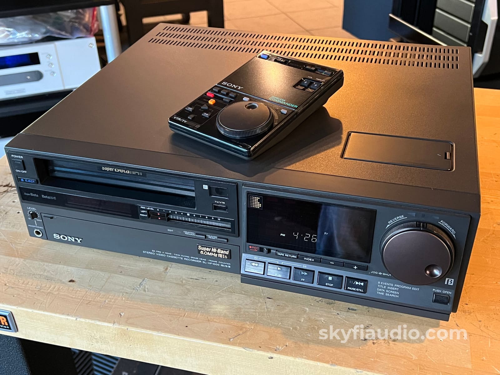 Sony Sl-Hf1000 Super Betamax Hi-Fi Survivor Condition Rare And Fully Working Accessory