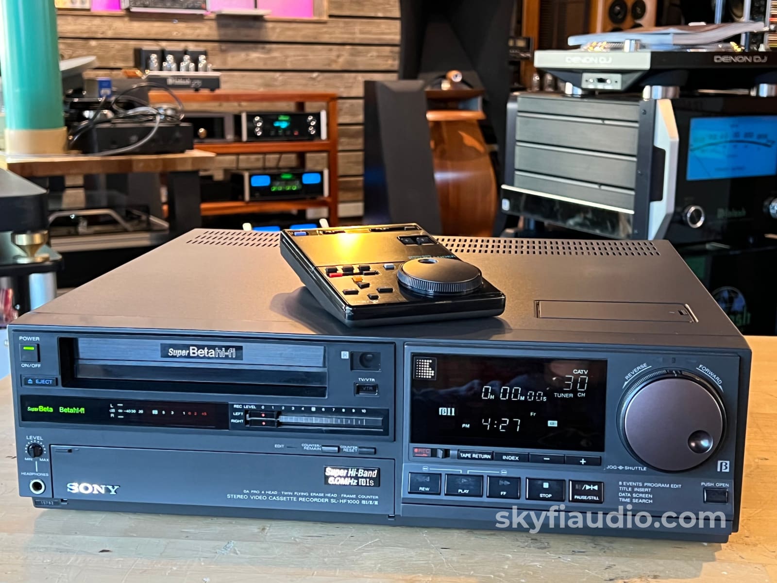 Sony Sl-Hf1000 Super Betamax Hi-Fi Survivor Condition Rare And Fully Working Accessory