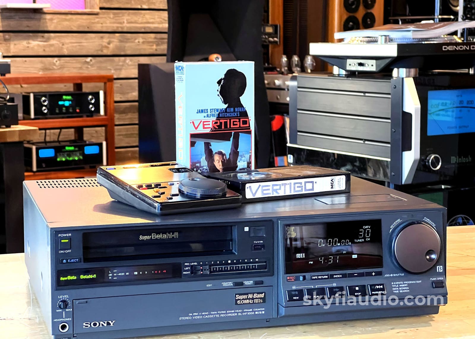 Sony Sl-Hf1000 Super Betamax Hi-Fi Survivor Condition Rare And Fully Working Accessory