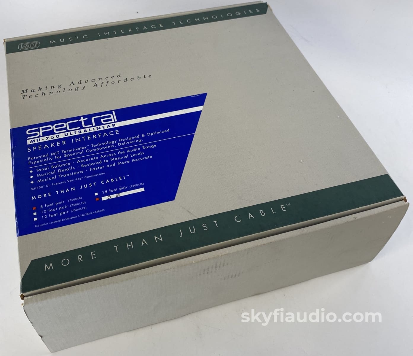 Spectral Mh-750 Ultralinear Speaker Interface Cables W/Mit Terminator Technology - 8