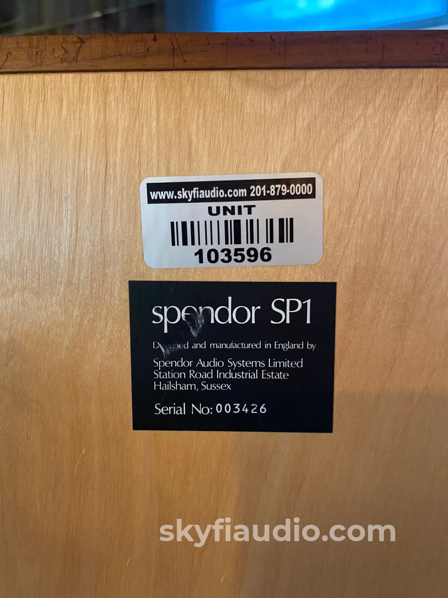 Spendor Sp1 Vintage British Speakers - A True Classic