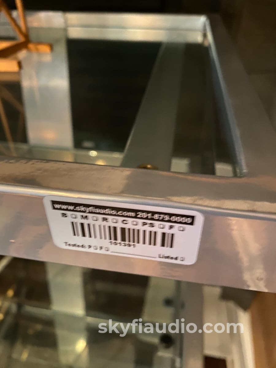 Standesign Five Shelf Audio Rack - All Steel And Glass Accessory