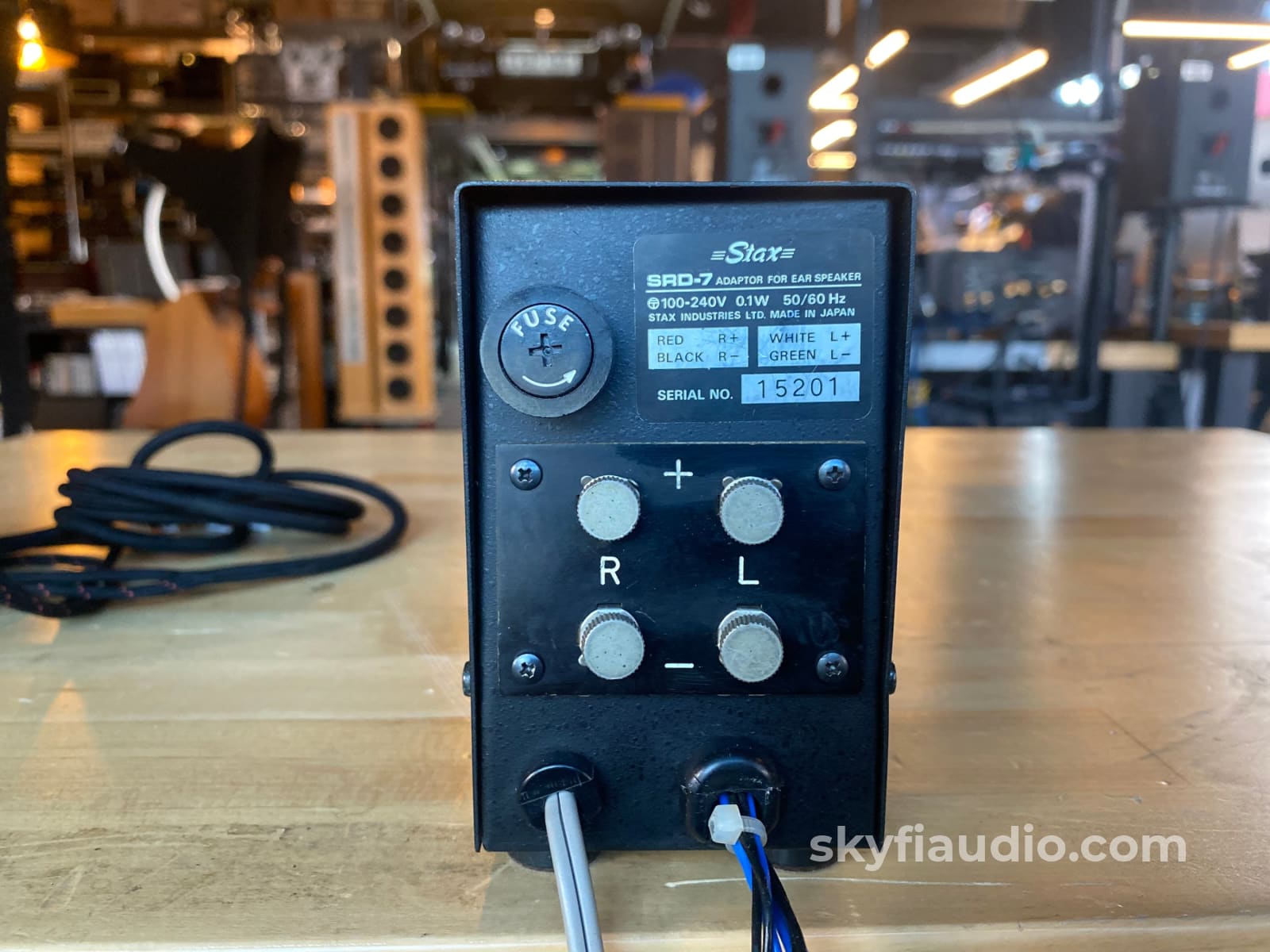 Stax Sr-X Mk3 Vintage Headphones And Srd-7 Amp Accessory